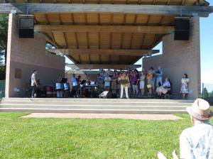 Bandshell at a distance
